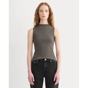 Everlane 坎肩背心 罗纹 灰绿色