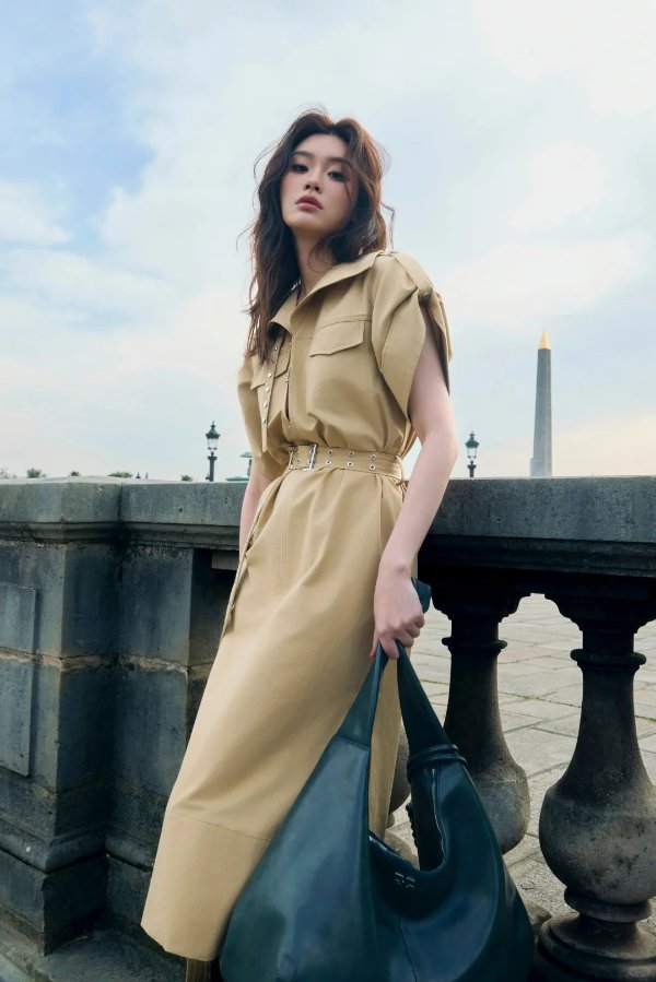 Belted Midi Shirtdress
