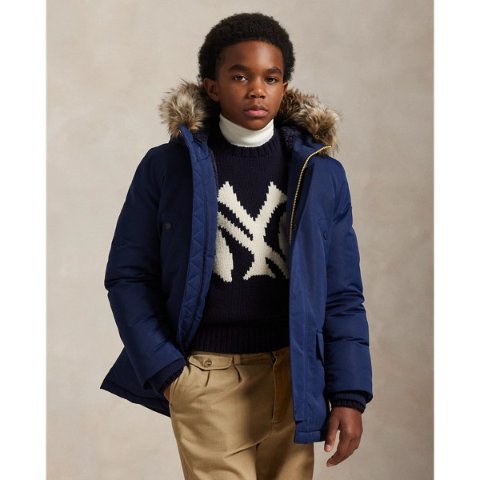 Ralph LaurenFaux-Fur-Trim Down Parka