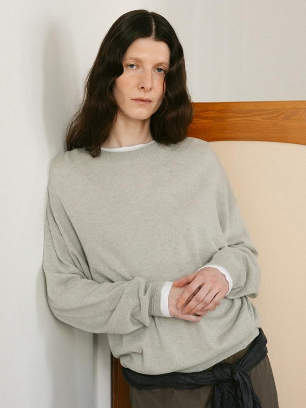 Round Neck Loose Fit Knit 2GSUKN10