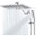 G-Promise 16 Inch All Metal Shower Head with Massage Handheld