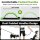 Tivray Adjustable Waist Hands Free Dog Leash Black Green