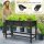 DWVO Raised Garden Bed HDPE 47x18x31in Black