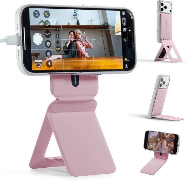MOFT Phone Stand MOVAS Leather Magnetic Blush