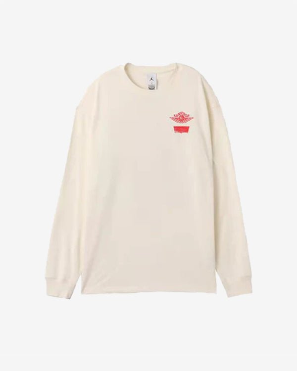 DOVER STREET MARKET NY Nike Jordan x Levi's Long Sleeve Tee Ivory Black
