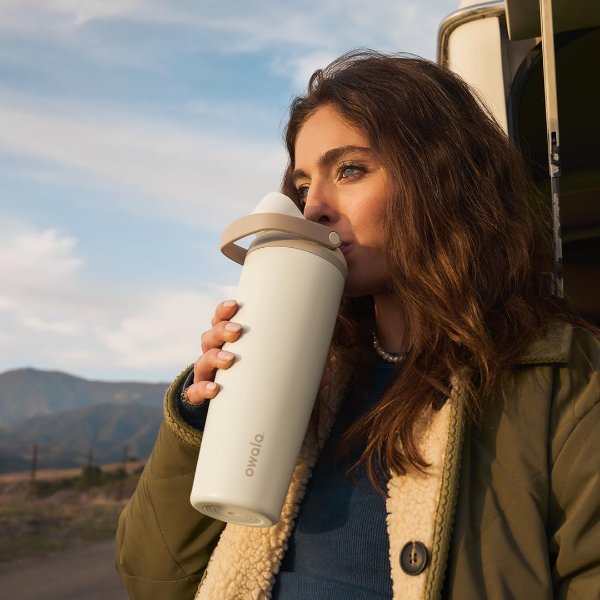 Owala FreeSip Sway Stainless Steel Water Bottle 30oz Iced Breeze