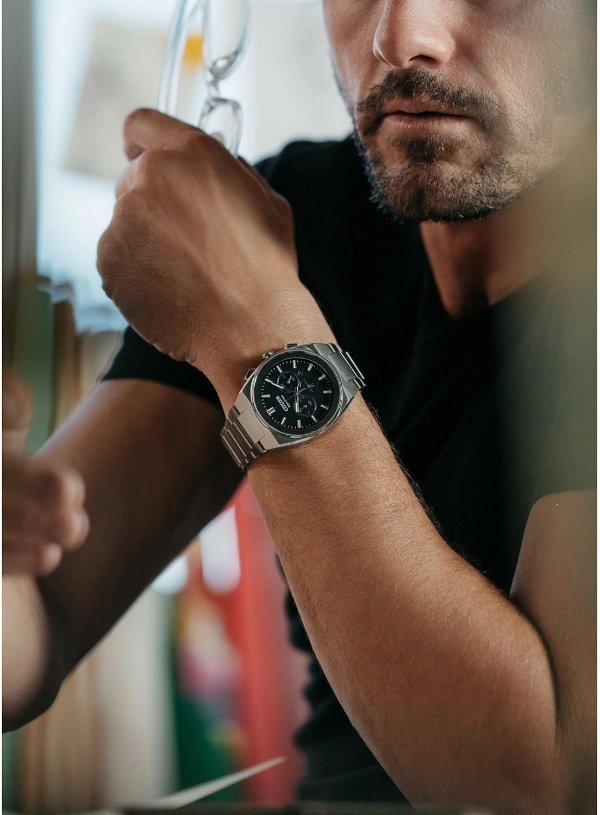 Citizen Eco-Drive Men's Chronograph Watch Stainless Steel