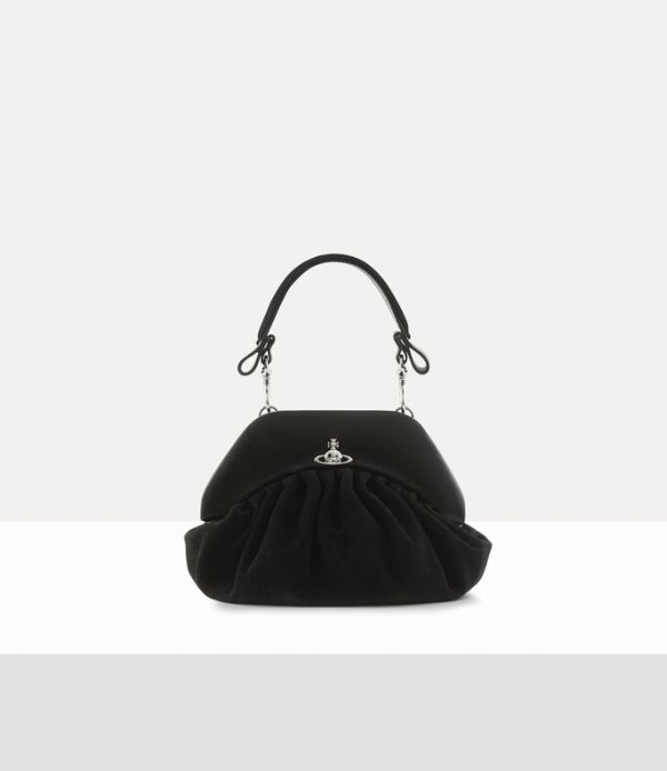 Brooke Suede Clutch