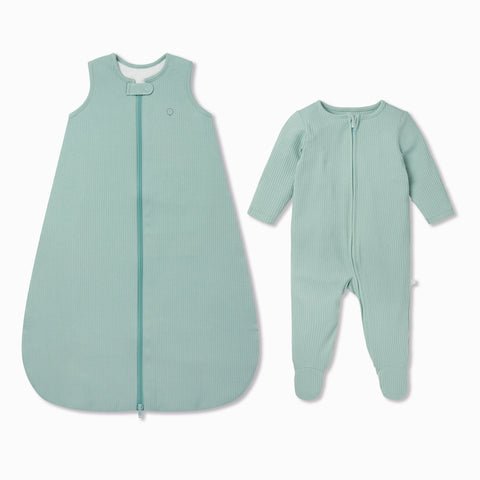 baby mori 罗纹前开式婴儿睡袋 1.5 TOG