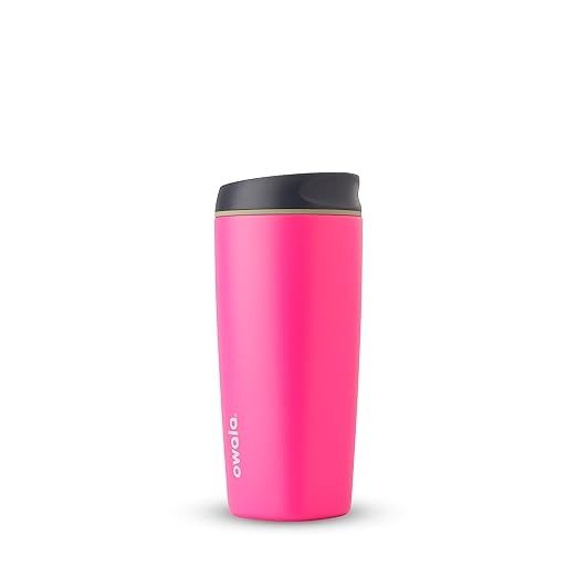 Owala SmoothSip Stainless Steel Coffee Tumbler 20oz Pink