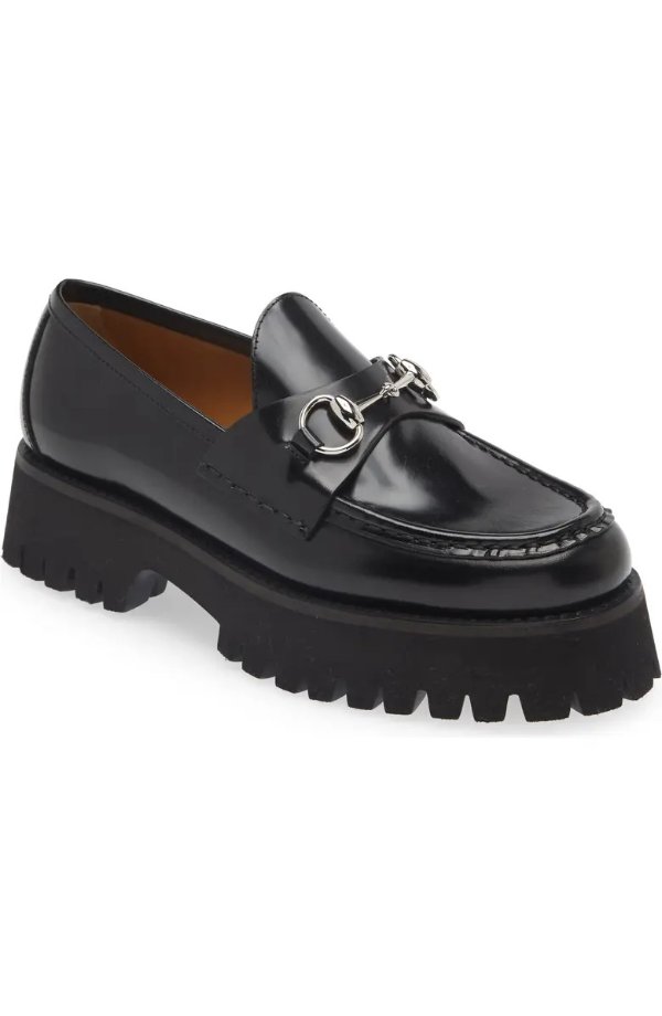 Sylke Horsebit Platform Loafer Women