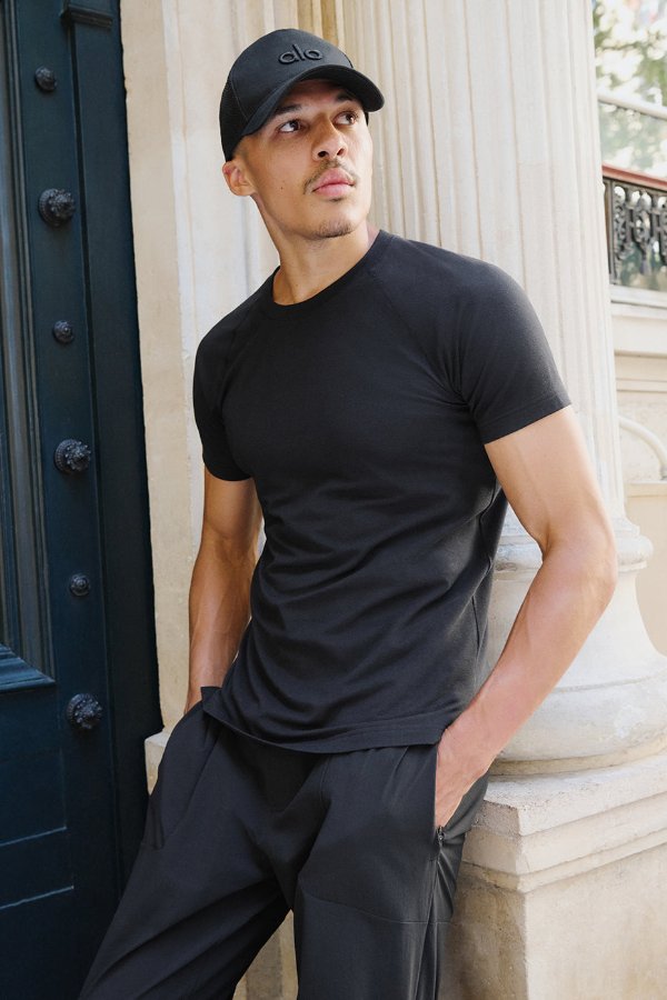 Vapor Crewneck Short Sleeve Black