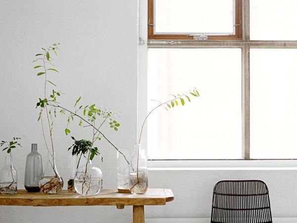 Bloomingville Stout Clear Glass Vase