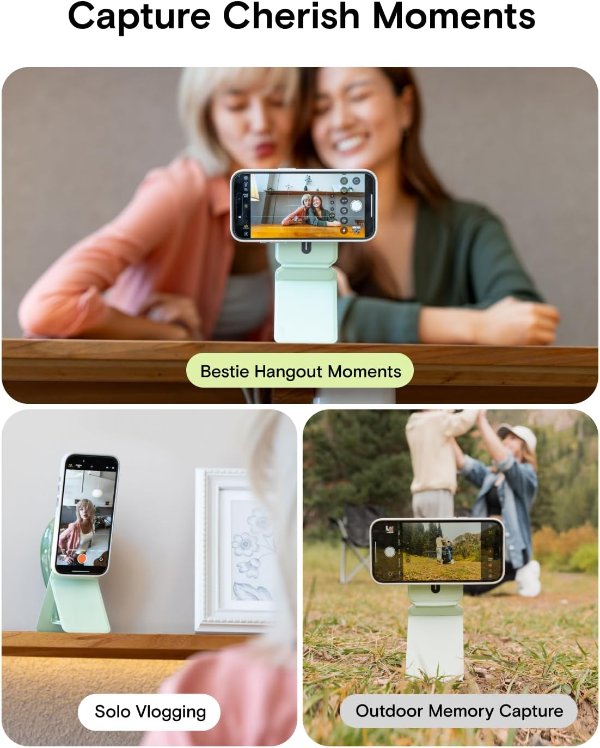 MOFT Phone Stand MOVAS Leather Magnetic Blush