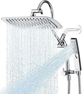 G-Promise 12 Inch All Metal Shower Head Polished Chrome