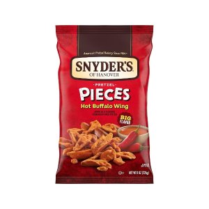 Snyder's of Hanover Pretzel Pieces Hot Buffalo Wing 8oz 6-Pack