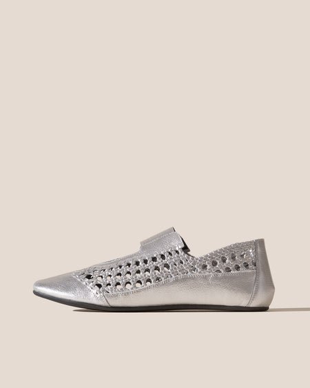 HEREU ESPORTIU MARY JANE Woven Metallic Sporty Shoe