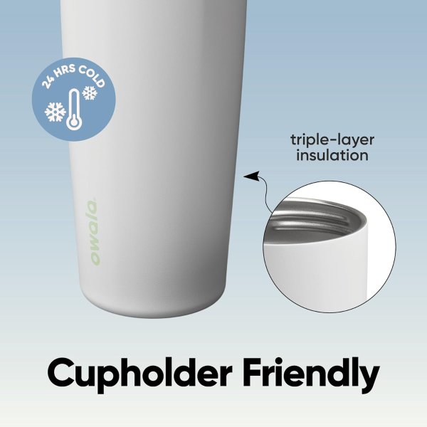 Owala FreeSip Sway Stainless Steel Water Bottle 30oz Iced Breeze