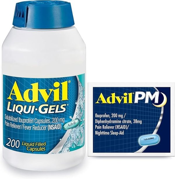 Advil Liqui-Gels Pain Relief Capsules 200mg 200 Count