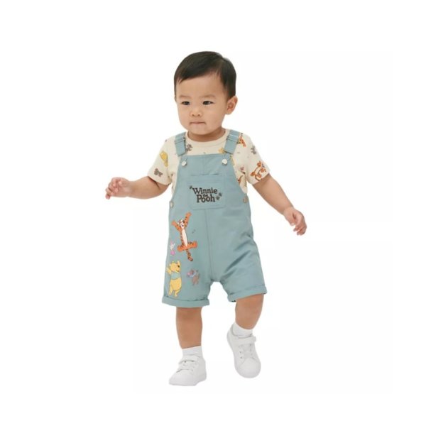 Winnie Short Sleeve T-Shirt and Shortall Set