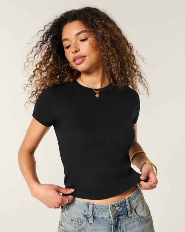 100% Cotton Crew Baby Tee