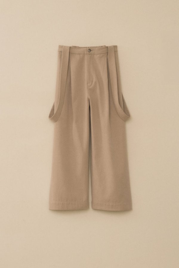 Washed Cotton Linen Jumper Pants