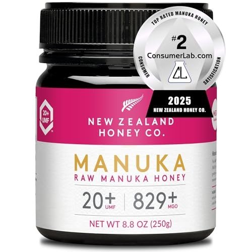 New Zealand Honey Co. Raw Manuka Honey UMF 20+ 8.8oz
