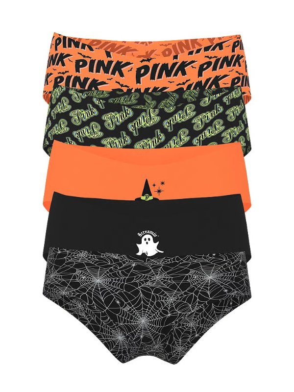 No Show Cheeky Panties 5-Pack