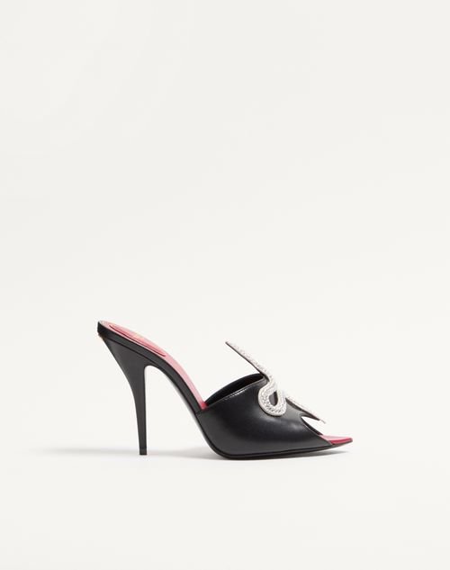 Coeur Vipère Kidskin Slide Sandal 105mm