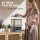 AMZBABYCHEF 4-in-1 Baby Bottle Steamer and Dryer Grey