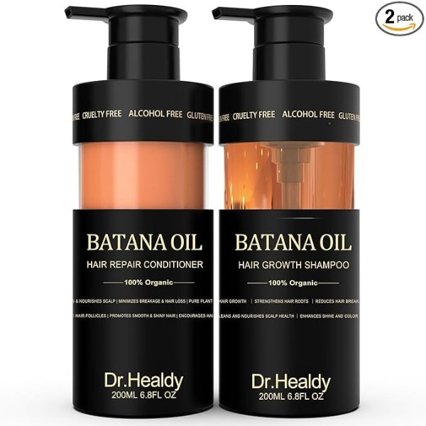 Batana Oil Shampoo & Conditioner Set 6.8oz x2