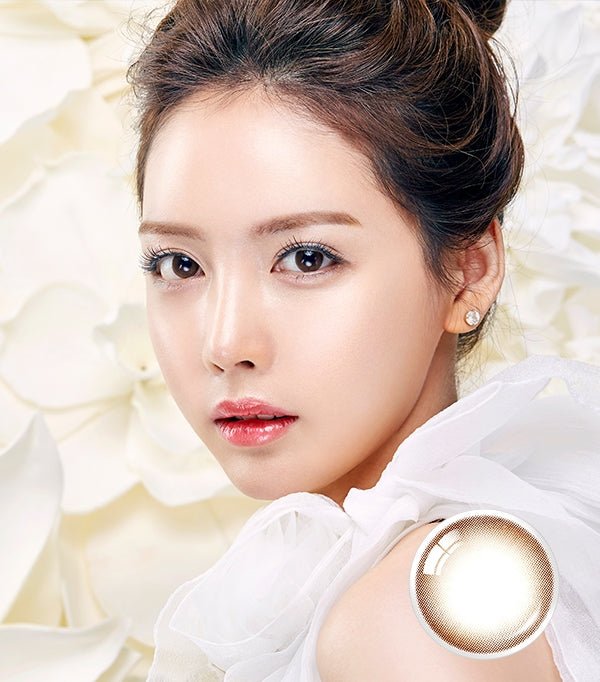 Lens Diary OLENS Hi-del Gold Latte Contact Lenses Brown