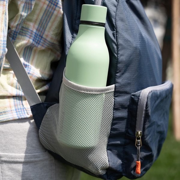 BJPKPK Stainless Steel Insulated Water Bottle 18oz Green