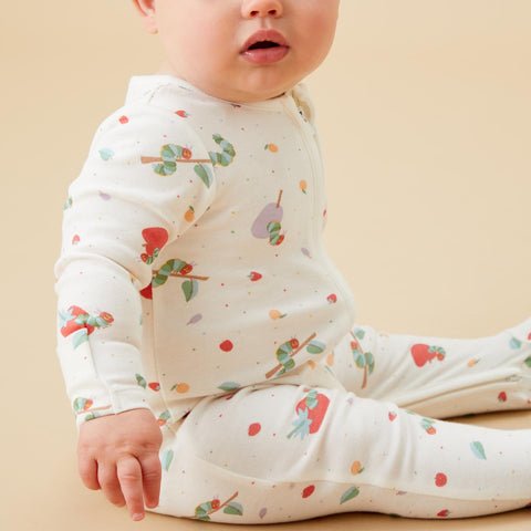 baby mori The Very Hungry Caterpillar Print Baby Pajamas 2-Pack
