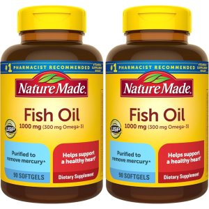 Nature Made Fish Oil Softgels 1000mg 90 Count