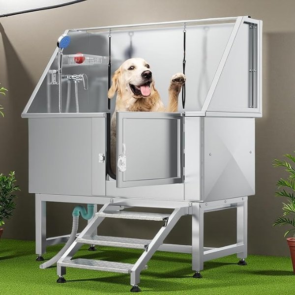 YITAHOME Stainless Steel 304 Dog Bathtub 50in