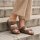 CUSHIONAIRE Lane Cork Sandals for Women Genuine Suede Footbed