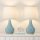 Table Lamp 19.4 Inch Sky Blue Set of 2