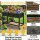 DWVO Raised Garden Bed HDPE 47x18x31in Black