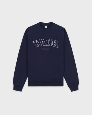 Sporty&Rich Yale Ivy Embroidered Logo Crewneck