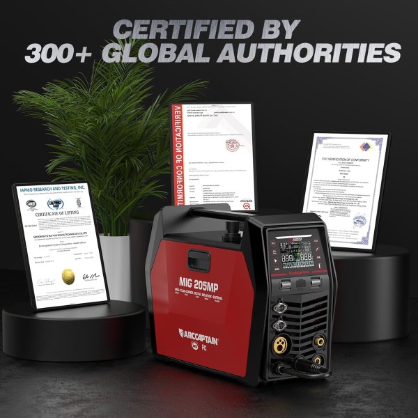 ARCCAPTAIN MIG205MP Multiprocess Welder 120/240V