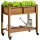 DWVO Raised Garden Bed HDPE 47x18x31in Black
