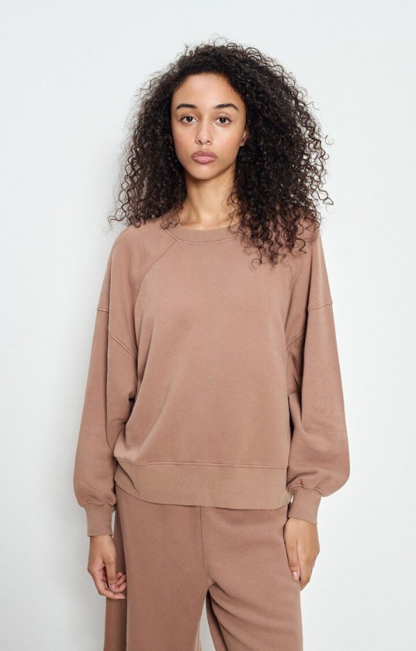 Atubay Women's Loose-Fit Fleece Sweatshirt