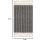Lahome Belle 2x3 Door Mat Woven Cotton Black and White