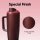 Owala FreeSip 40oz Black Cherry Stainless Steel Tumbler