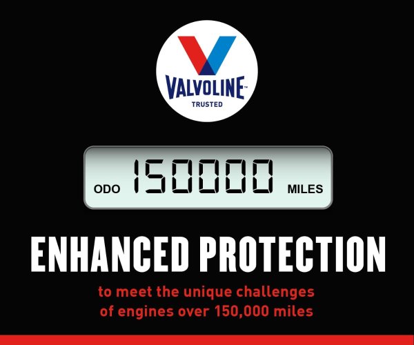 Valvoline 5W-30 High Mileage Motor Oil 5 Quart