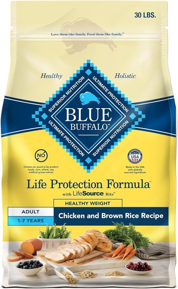 Blue Buffalo Adult Dog Food Chicken 30lb