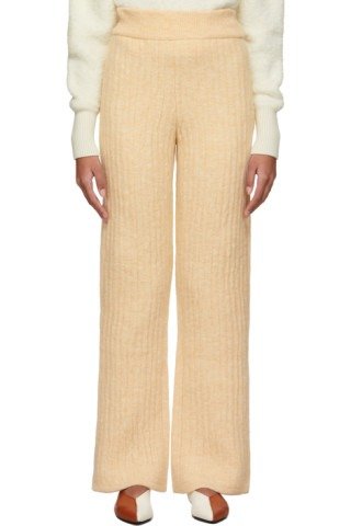 Shad Wool Lounge Pants Beige