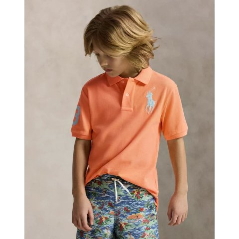 Ralph LaurenBig Pony Cotton Mesh Polo Shirt