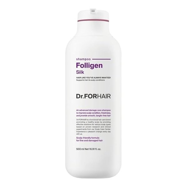 Dr.FORHAIR Folligen Silk Shampoo 16.91 fl oz